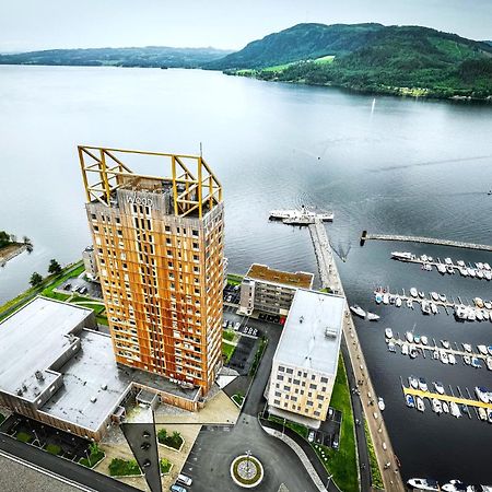 Mjos Tower Suite - Lovely Lake View Brumunddal Eksteriør billede