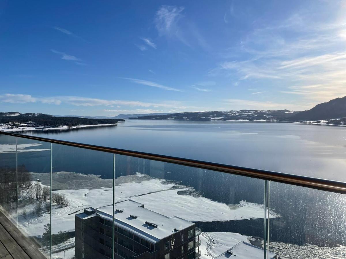 Mjos Tower Suite - Lovely Lake View Brumunddal Eksteriør billede