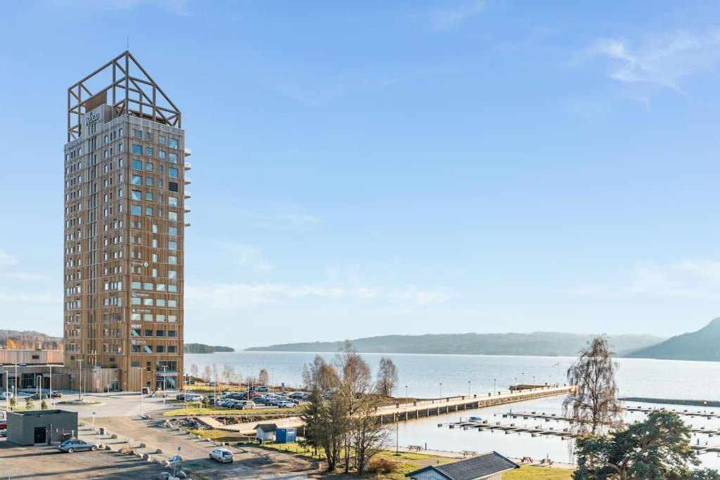 Mjos Tower Suite - Lovely Lake View Brumunddal Eksteriør billede