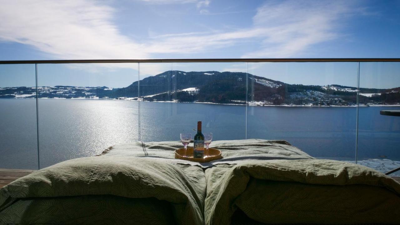 Mjos Tower Suite - Lovely Lake View Brumunddal Eksteriør billede